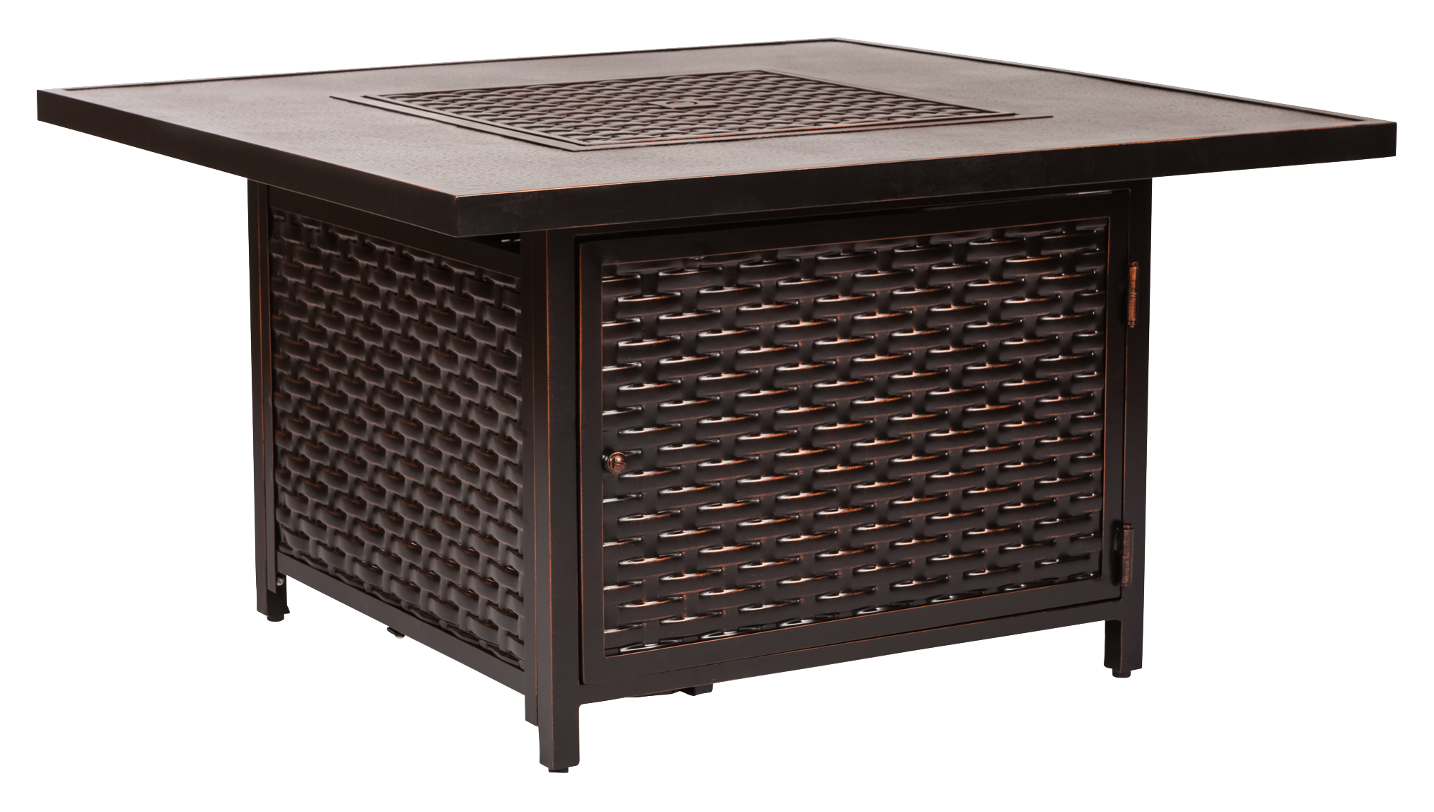 Fire Sense Baker Aluminum Square Liquid Propane Gas Fire Pit Cabela's